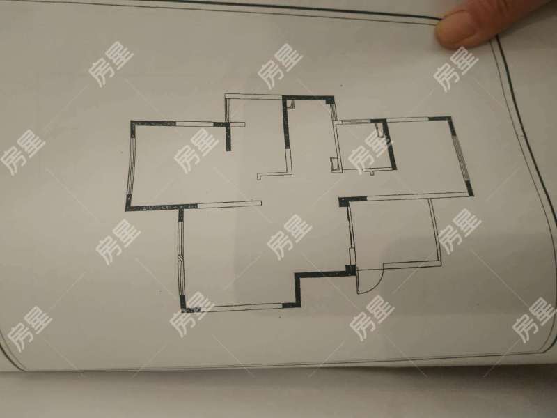 4室2廳1陽臺 滇池衛(wèi)城鉑睿戶型圖