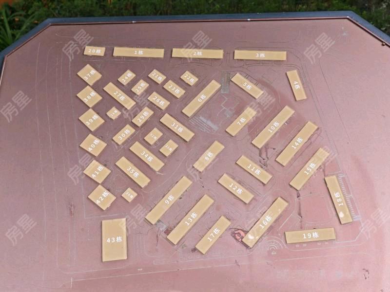 3室2廳2陽(yáng)臺(tái) 銀海白沙郡小區(qū)平面圖