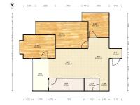 3室2廳1陽臺 俊發(fā)盛唐城未央郡（二期）戶型圖