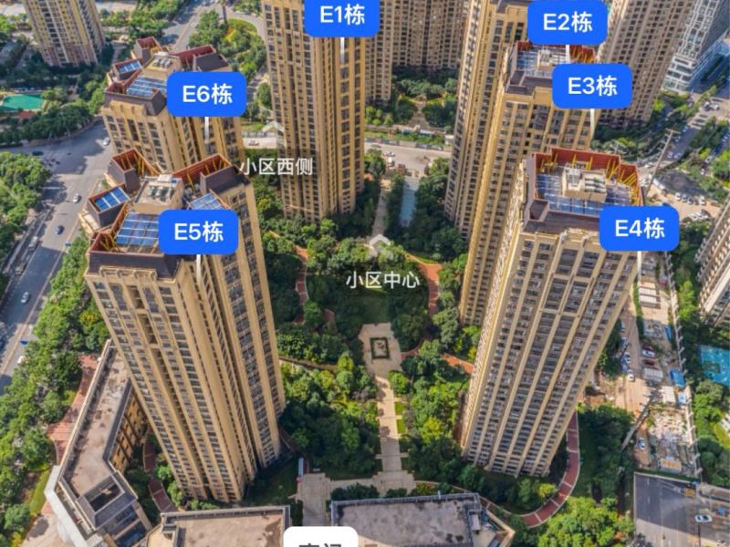 3室2廳1陽臺 金地悅天下一期小區(qū)平面圖