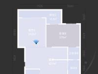 4室3廳4陽臺 西南海F地塊別墅戶型圖