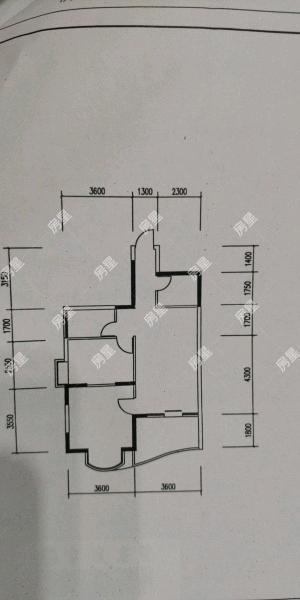 2室2廳2陽臺 世紀(jì)俊園戶型圖