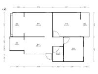 2室2廳1陽臺 豐寧小區(qū)北區(qū)戶型圖