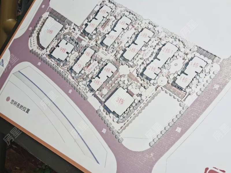 2室2廳1陽臺 筑友雙河灣及第苑小區(qū)平面圖