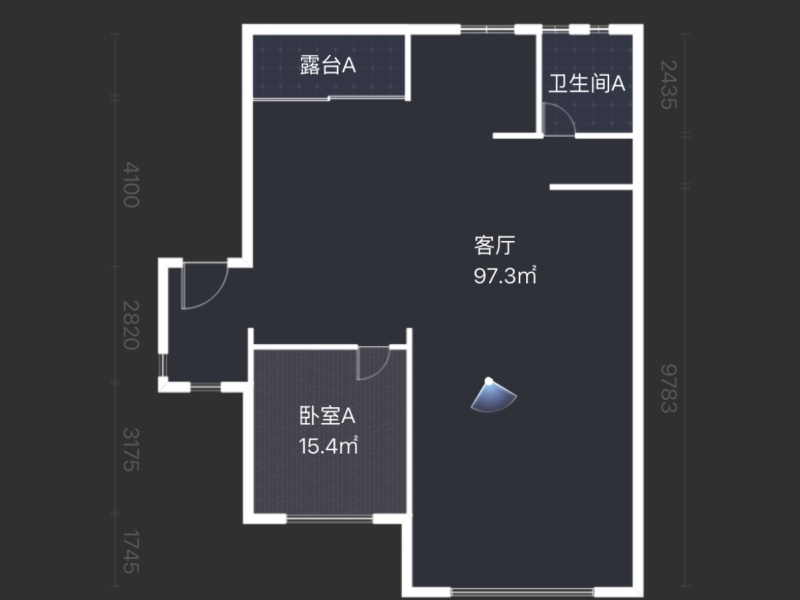 5室2廳3陽臺(tái) 山水潤(rùn)城別墅戶型圖