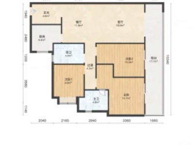 3室2廳 龍湖山海原著御景