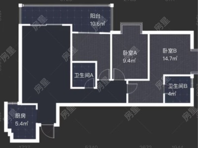 3室2廳1陽臺 新迎新城