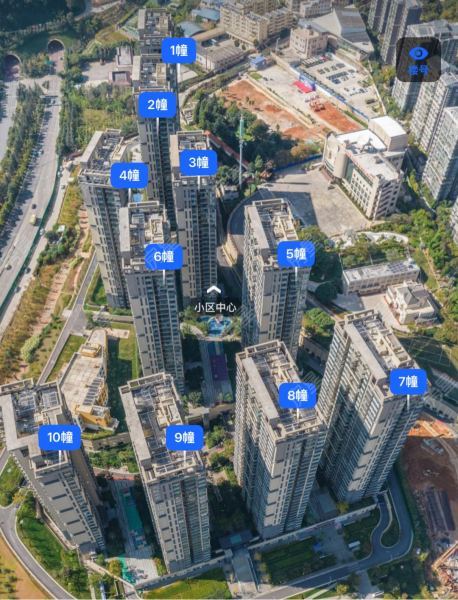 3室2廳 萬(wàn)科中天北宸小區(qū)平面圖