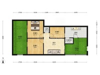 3室2廳2陽(yáng)臺(tái) 昆明銑床廠戶型圖