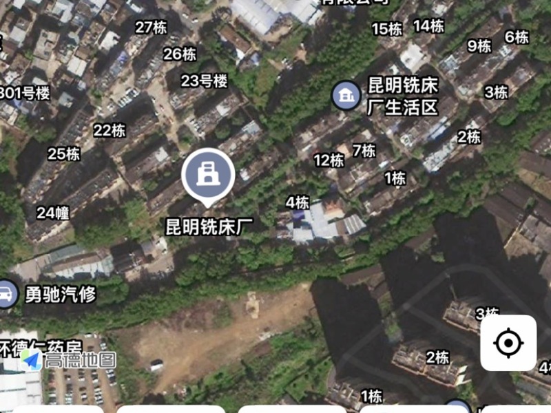 3室2廳2陽(yáng)臺(tái) 昆明銑床廠小區(qū)平面圖