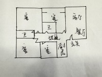 4室2廳1陽(yáng)臺(tái) 錦悅四季花園小區(qū)戶型圖