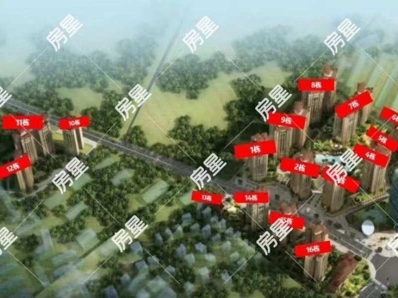 3室2廳2陽臺 瀚林瀾山小區(qū)平面圖