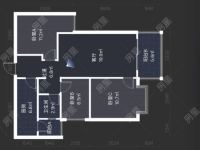 3室2廳 萬(wàn)科中天北宸戶型圖