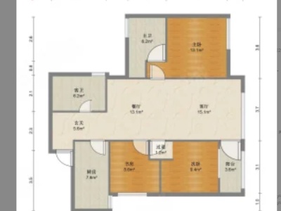 3室2廳 金地十一峯