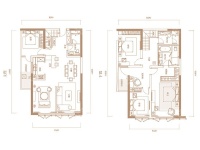 4室2廳2陽臺 俊發(fā)逸天峰戶型圖