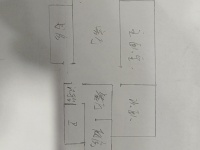 3室2廳1陽臺 師大宿舍（文化巷52號）戶型圖