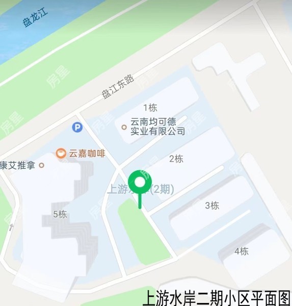 5室2廳1陽臺 上游水岸二期別墅小區(qū)平面圖