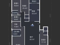6室2廳2陽臺 俊發(fā)盛唐城未央郡（二期）戶型圖