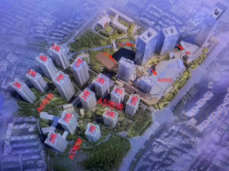 3室2廳1陽臺 海倫堡中央廣場小區(qū)平面圖