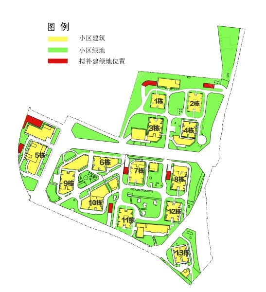 3室2廳1陽臺 溪畔麗景小區(qū)平面圖