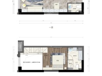 1室1廳1陽臺 華潤悅府二期公寓戶型圖