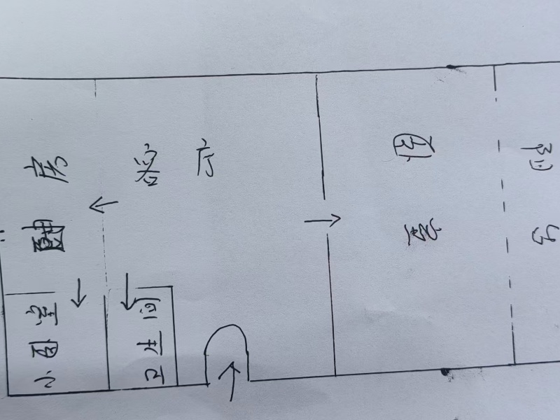 2室1廳1陽臺 春苑小區(qū)戶型圖