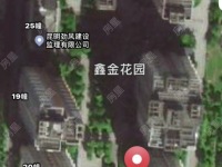 3室2廳2陽臺(tái) 鑫金花園小區(qū)平面圖