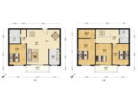 4室2廳2陽臺 世紀城玉春苑戶型圖