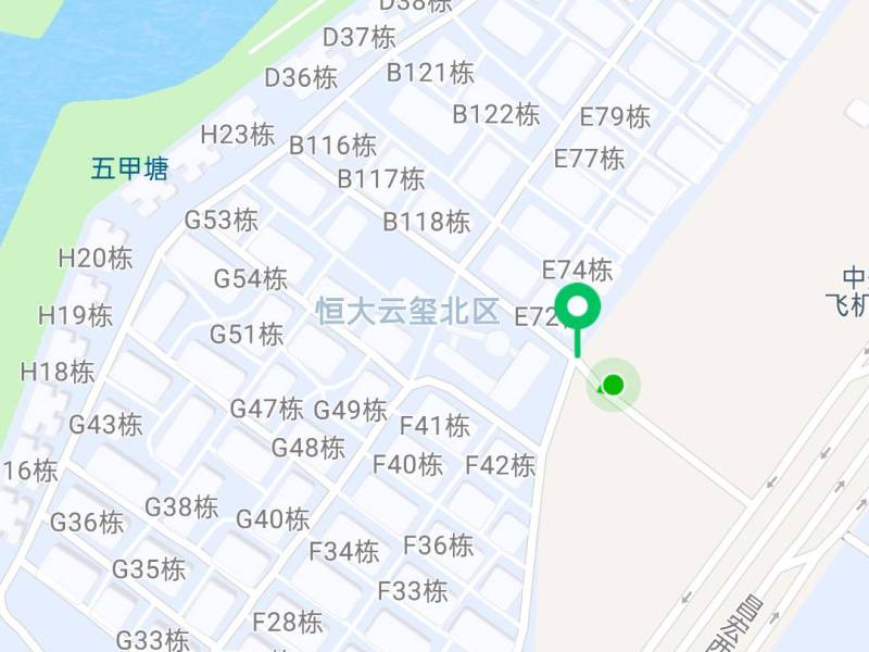 5室2廳3陽臺 昆明恒大云璽別墅小區(qū)平面圖