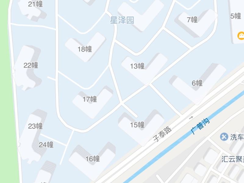 2室1廳 新亞洲星澤園小區(qū)平面圖