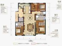 4室2廳2陽臺 滇池ONE15號地塊園語郡戶型圖