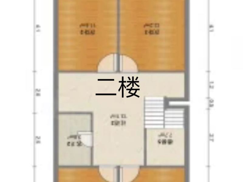5室2廳1陽臺 上游水岸二期別墅戶型圖