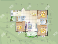 3室2廳2陽臺(tái) 東驤神駿二期戶型圖
