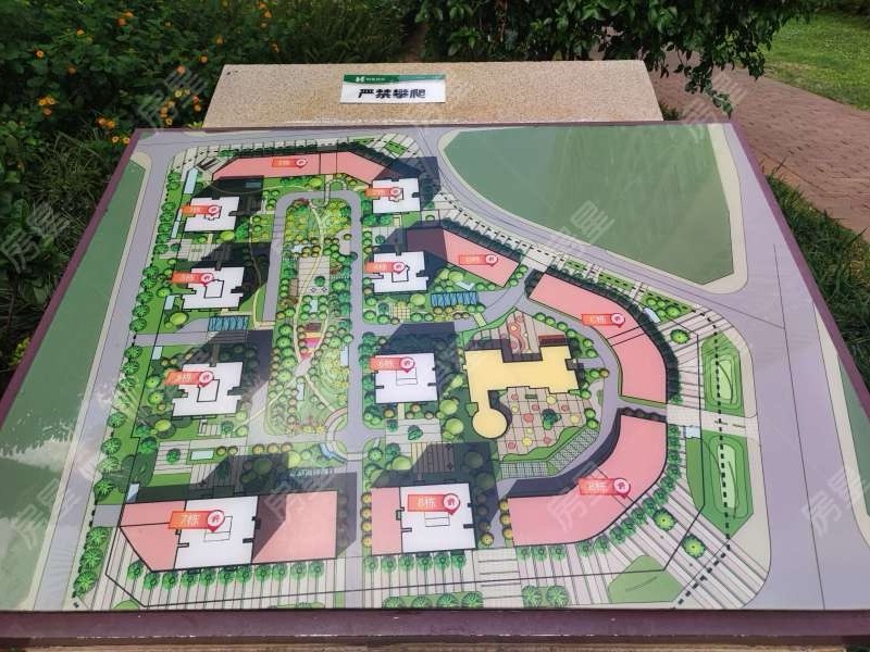 2室1廳1陽臺 潤城二區(qū)小區(qū)平面圖