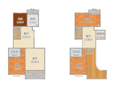 5室2廳1陽臺 實力錦城C組團